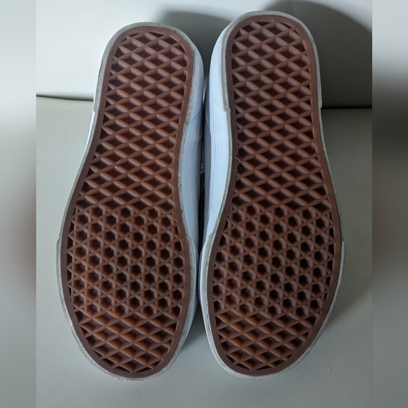 White Leather Vans Seldans W7 - Picture 4 of 5